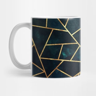 Deep Teal Stone Mug